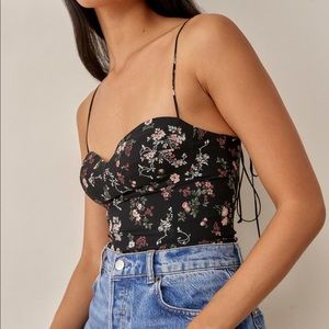 Reformation Liza top NWOT